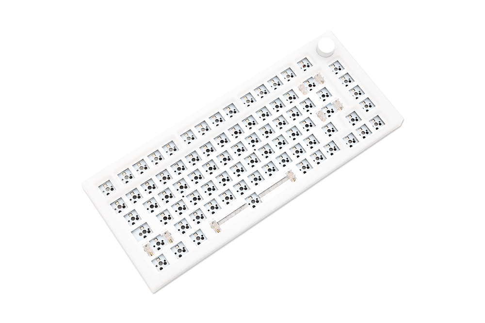 NEXT TIME 75 (X75) 82keys 75% Gasket Hot Swappable Wired Mechanical Keyboard Kit With Knob Control - Pink