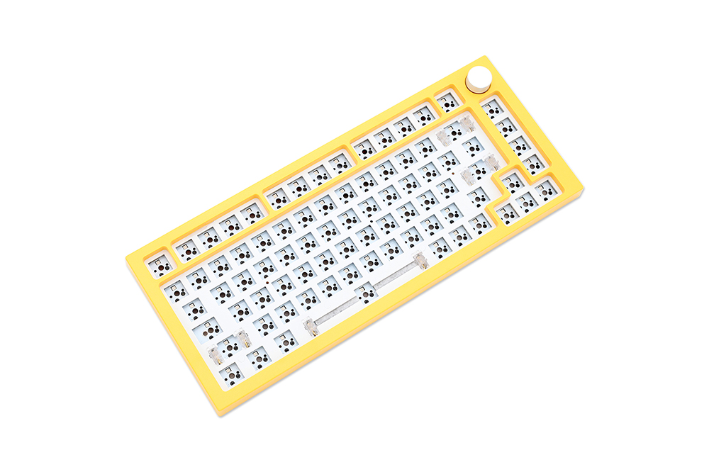 NEXT TIME 75 (X75) 82keys 75% Gasket Hot Swappable Wired Mechanical Keyboard Kit With Knob Control - Pink