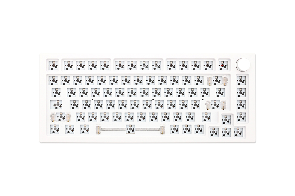 NEXT TIME 75 (X75) 82keys 75% Gasket Hot Swappable Wired Mechanical Keyboard Kit With Knob Control - Pink
