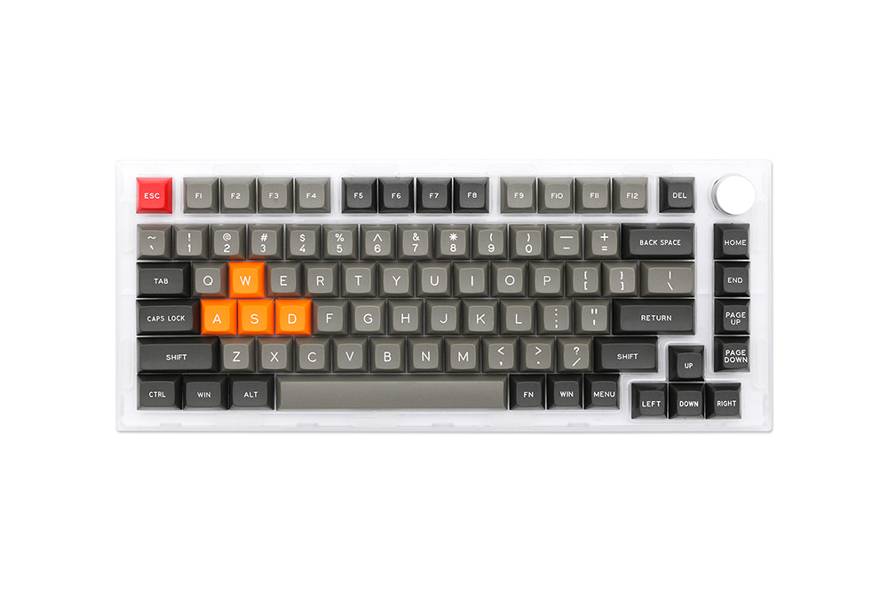 NEXT TIME 75 (X75) 82keys 75% Gasket Hot Swappable Wired Mechanical Keyboard Kit With Knob Control - Pink