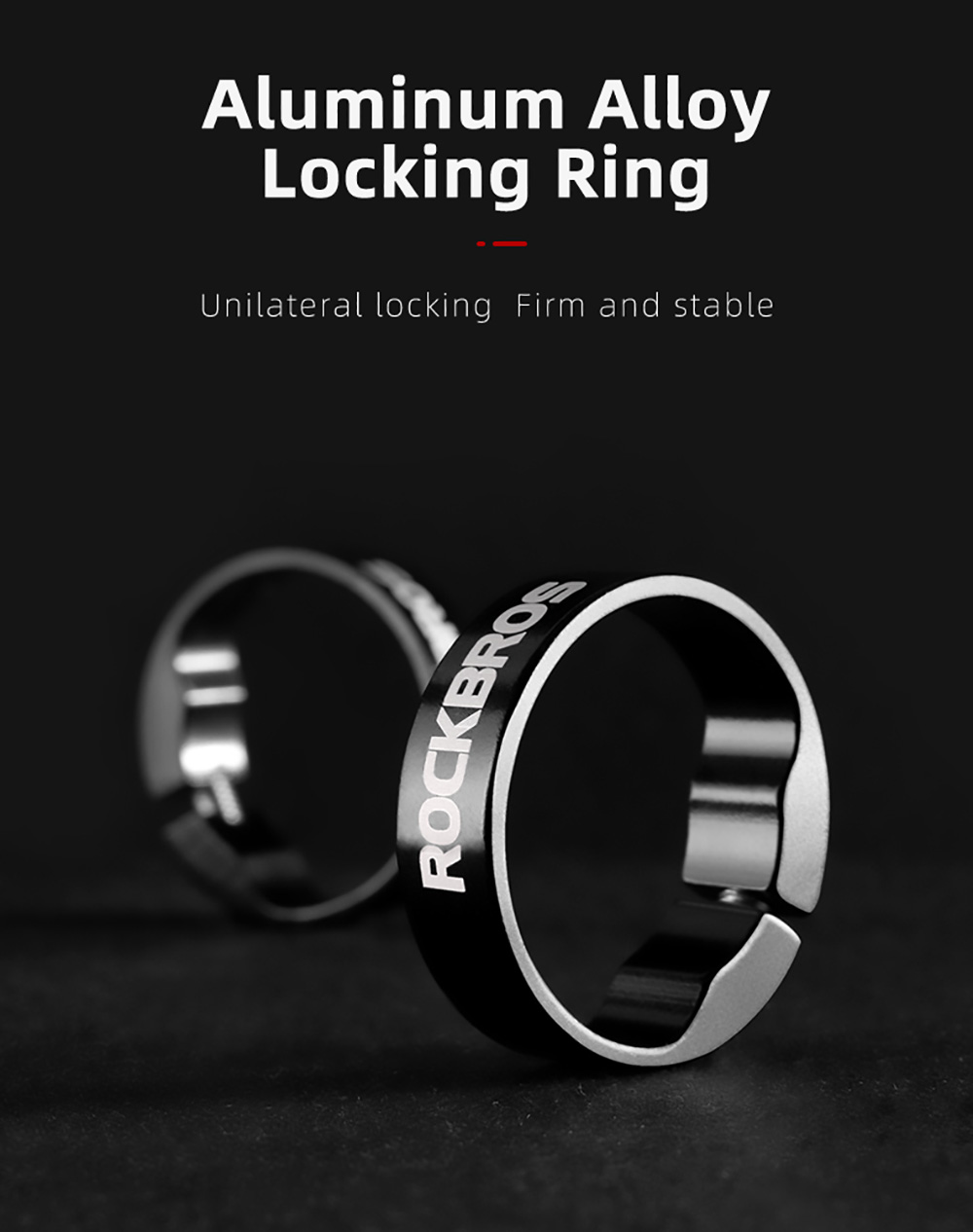 ROCKBROS Bicycle Grip MTB Sponge HandleBar Grip Anti-skid Shock-absorbing Soft Bike Grip Ultralight - Red & Black