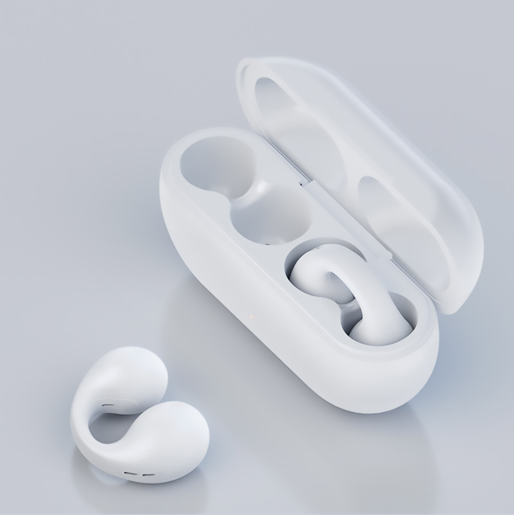 S29 New Cochlear Bluetooth 5.3 Wireless TWS Earbuds Hi-Fi Bass Stereo Sports Waterproof Noise Cancelling Headphone Black
