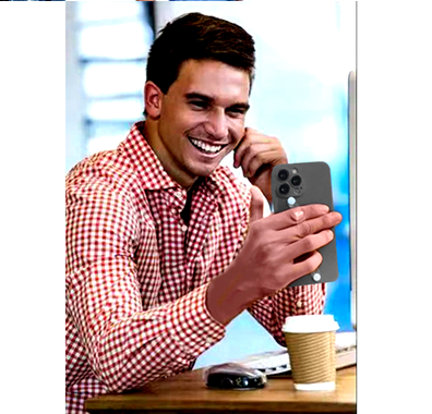 Solid Color Finger Strap Phone Protective Shell for iPhone 14 Pro MAX - Grey