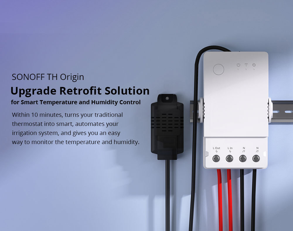 Sonoff TH Origin THR316 16A Temperature Humidity Monitoring Switch