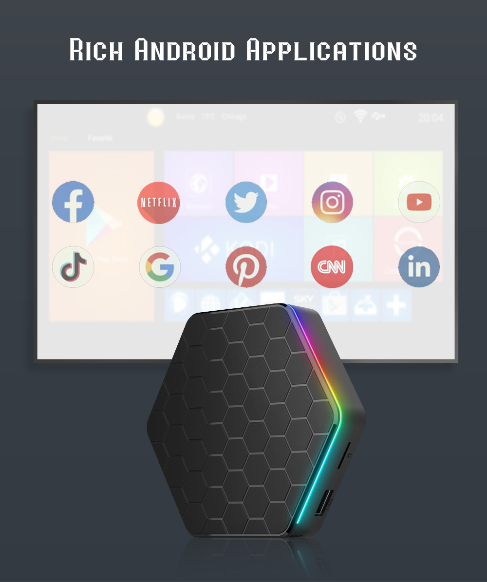 T95Z Plus TV BOX Android 12 Allwinner H618 2GB RAM 16GB ROM 2.4G+5G WIFI Bluetooth 5.0 WiFi 6 - US Plug 25 T95Z Plus TV BOX Android 12 Allwinner H618 2GB RAM 16GB ROM 2.4G+5G WIFI Bluetooth 5.0 WiFi 6 - US Plug