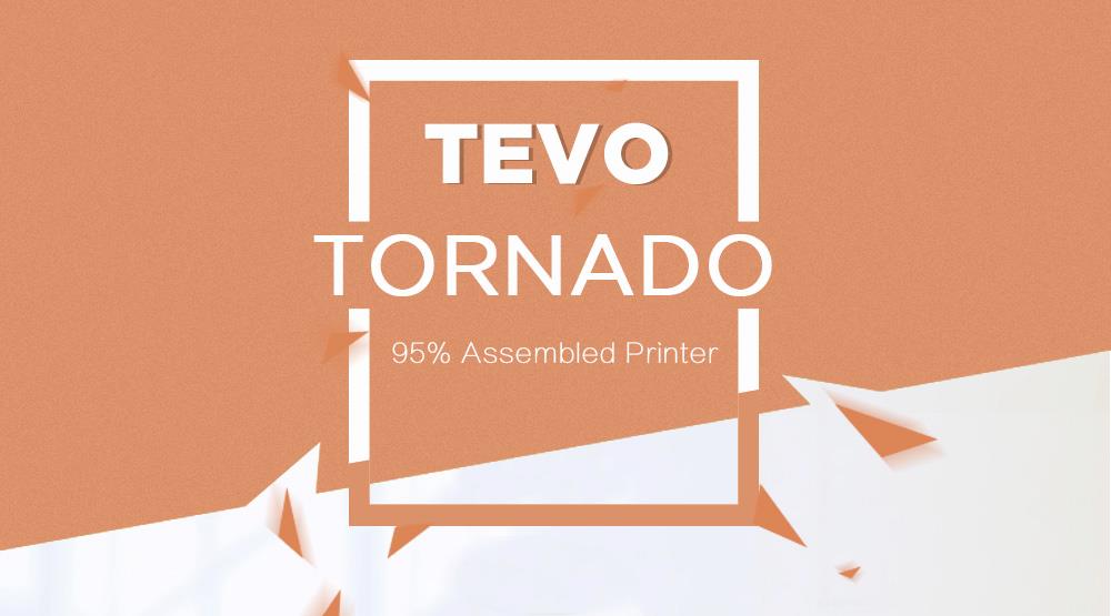 TEVO Tornado 3D Printer, 95% Assembled, Titan Extruder, 300*300*400mm