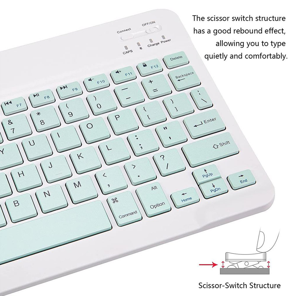 UltraSlim Bluetooth Keyboard and Mouse Combo Rechargeable Blue