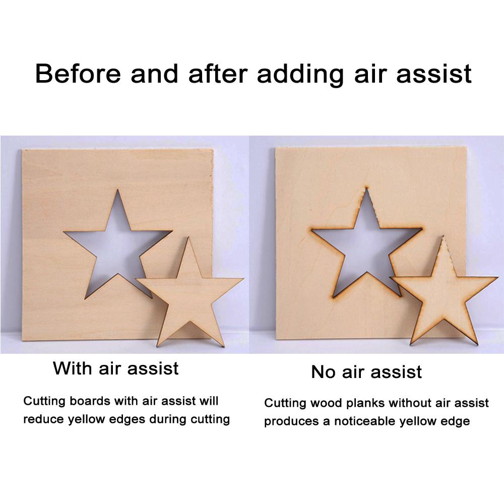 ZBAITU M81 EAIR 10W CNC Laser Engraver, Air Assist, 0.08mm Compressed Spot, Focus Free, Offline Engraving, Cuts 10mm Wood in One Pass, 460*810mm