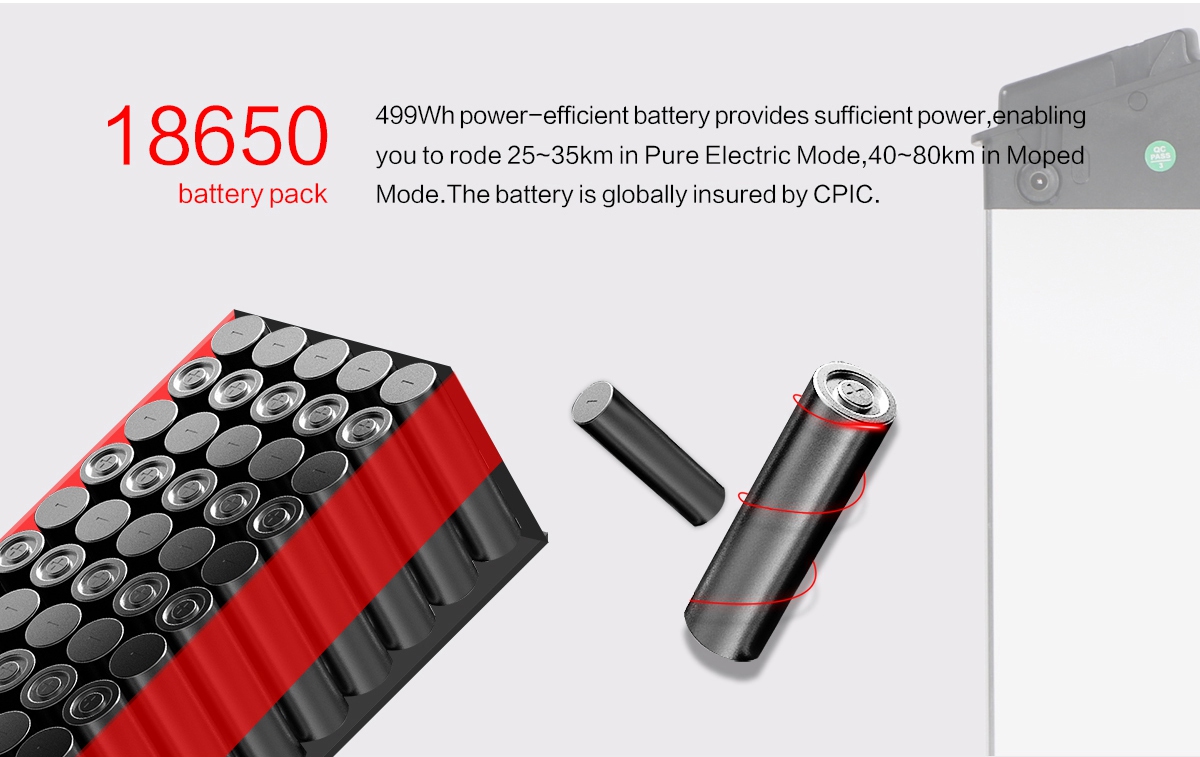 Samebike LO26-II Portable Folding Smart Electric Moped Bike 500W Motor Max 35km/h 26 Inch Tire - Black 15 Samebike LO26-II Portable Folding Smart Electric Moped Bike 500W Motor Max 35km/h 26 Inch Tire - Black