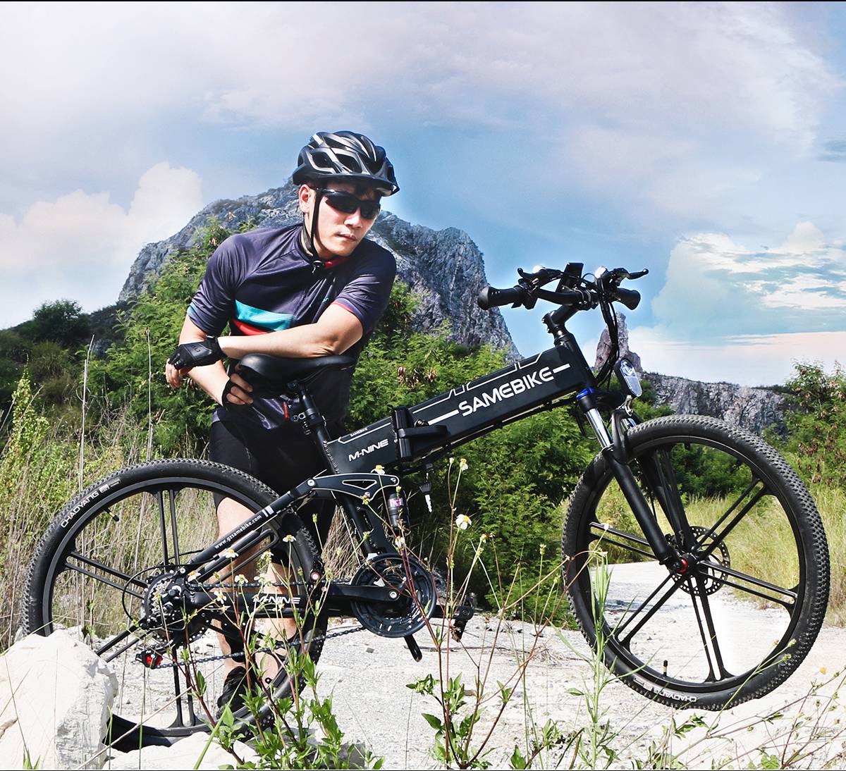 Samebike LO26-II Portable Folding Smart Electric Moped Bike 500W Motor Max 35km/h 26 Inch Tire - Black 23 Samebike LO26-II Portable Folding Smart Electric Moped Bike 500W Motor Max 35km/h 26 Inch Tire - Black