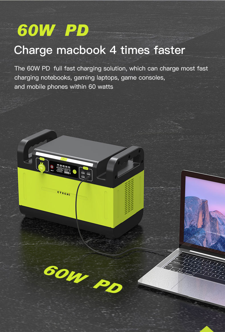 CTECHi GT1500 1500W 1210Wh Portable Power Station