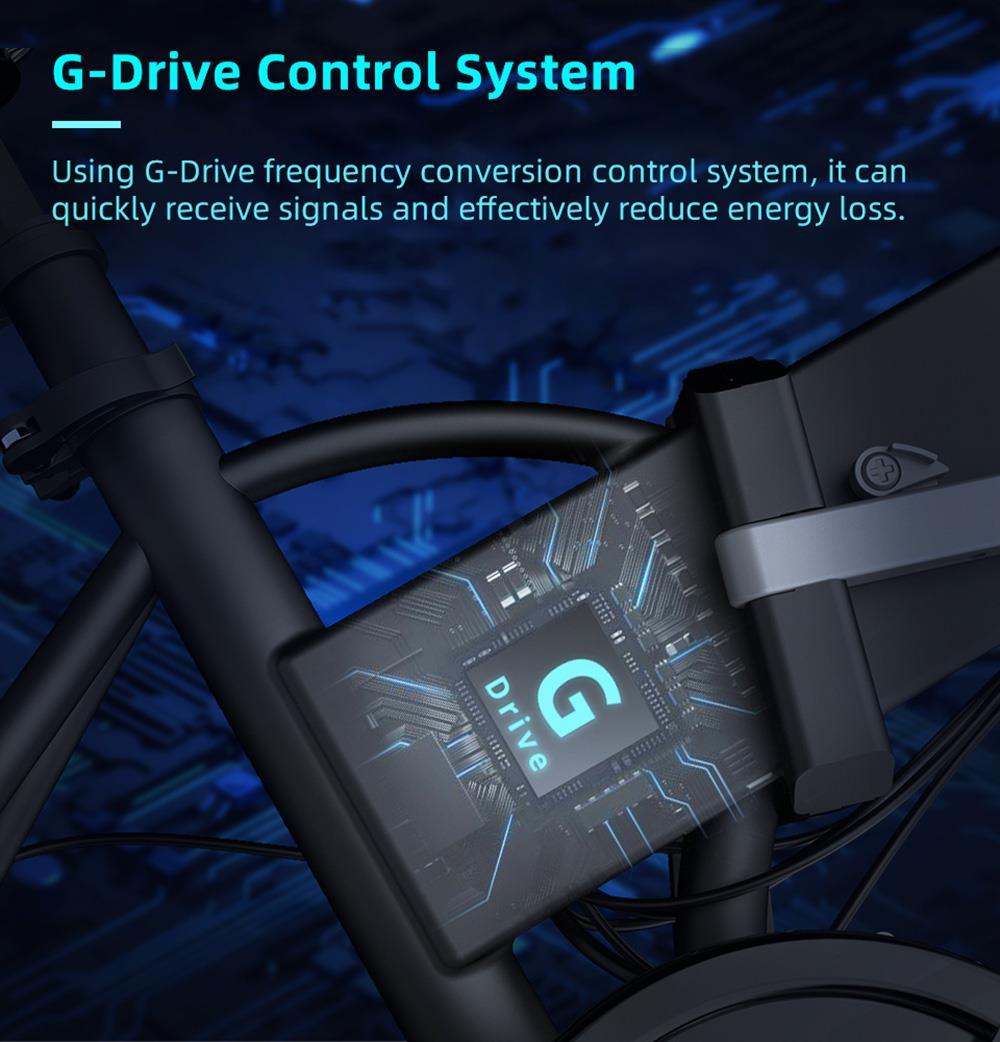 ADO A20+ Electric Folding Bike 20 Inch City Bicycle 250W Hall Brushless Gear DC Motor SHIMANO 7-Speed Rear Derailleur 36V 10.4Ah Removable Battery 25km/h Max Speed Up To 60km Max Range IPX5 Double Shock-absorption Aluminum Alloy Frame - Black 15 ADO A20+ Electric Folding Bike 20 inch City Bicycle 250W Hall Brushless Gear DC Motor SHIMANO 7-Speed Rear Derailleur 36V 10.4Ah Removable Battery 25km/h Max speed up to 60km Max Range IPX5 Double Shock-absorption Aluminum alloy Frame - Black