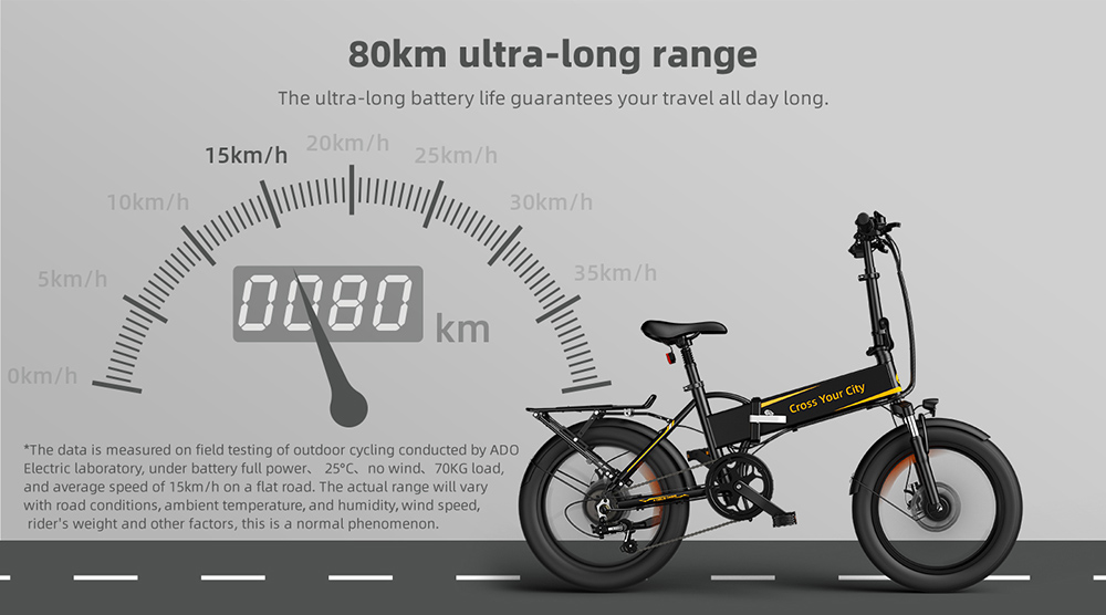 ADO A20 XE 250W Electric Bike Folding Frame 7-Speed Gears Removable 10.4 AH Lithium-Ion Battery E-bike - White 16 ADO A20 XE 250W Electric Bike Folding Frame 7-Speed Gears Removable 10.4 AH Lithium-Ion Battery E-bike - White