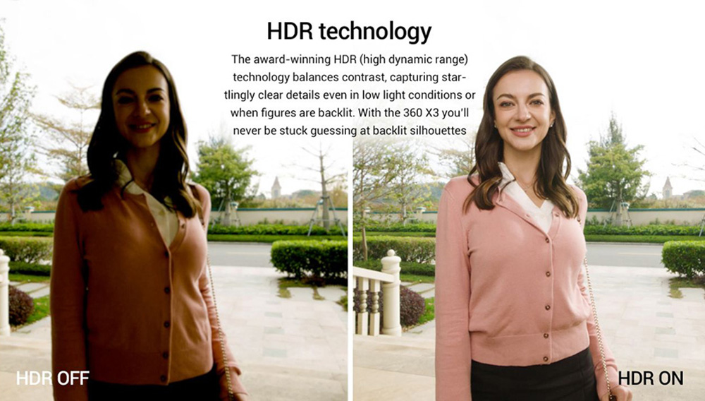 360 Video Doorbell X3, 5MP Camera, 8GB Storage Wi-Fi Base Station, Radar Sensor, Night Vision Anti-theft Automatic Siren, 5000mAh Battery