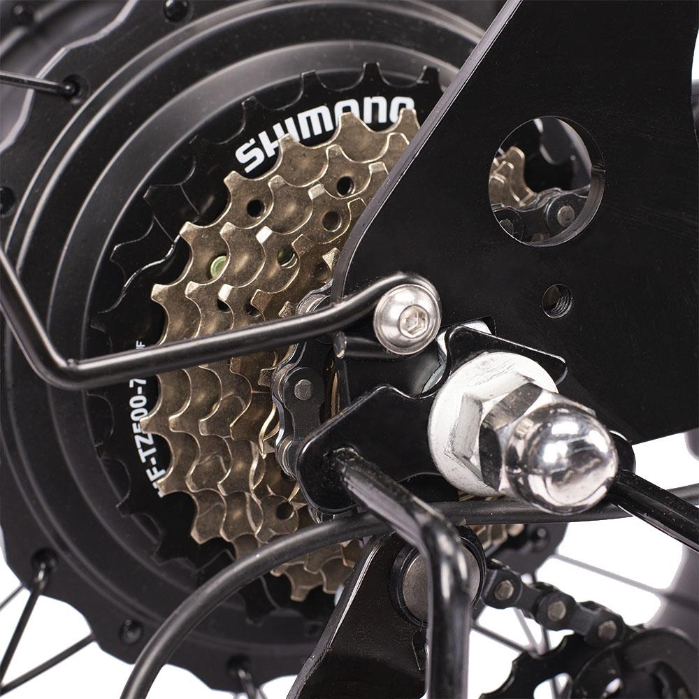 Z8 ELectric Bike 20*4.0 Inch Fat Tire 48V 500W Motor 15Ah Battery 45km/h Max Speed 7-Speed Shimano Derailleur Front & Rear Mechanical Disc Brake