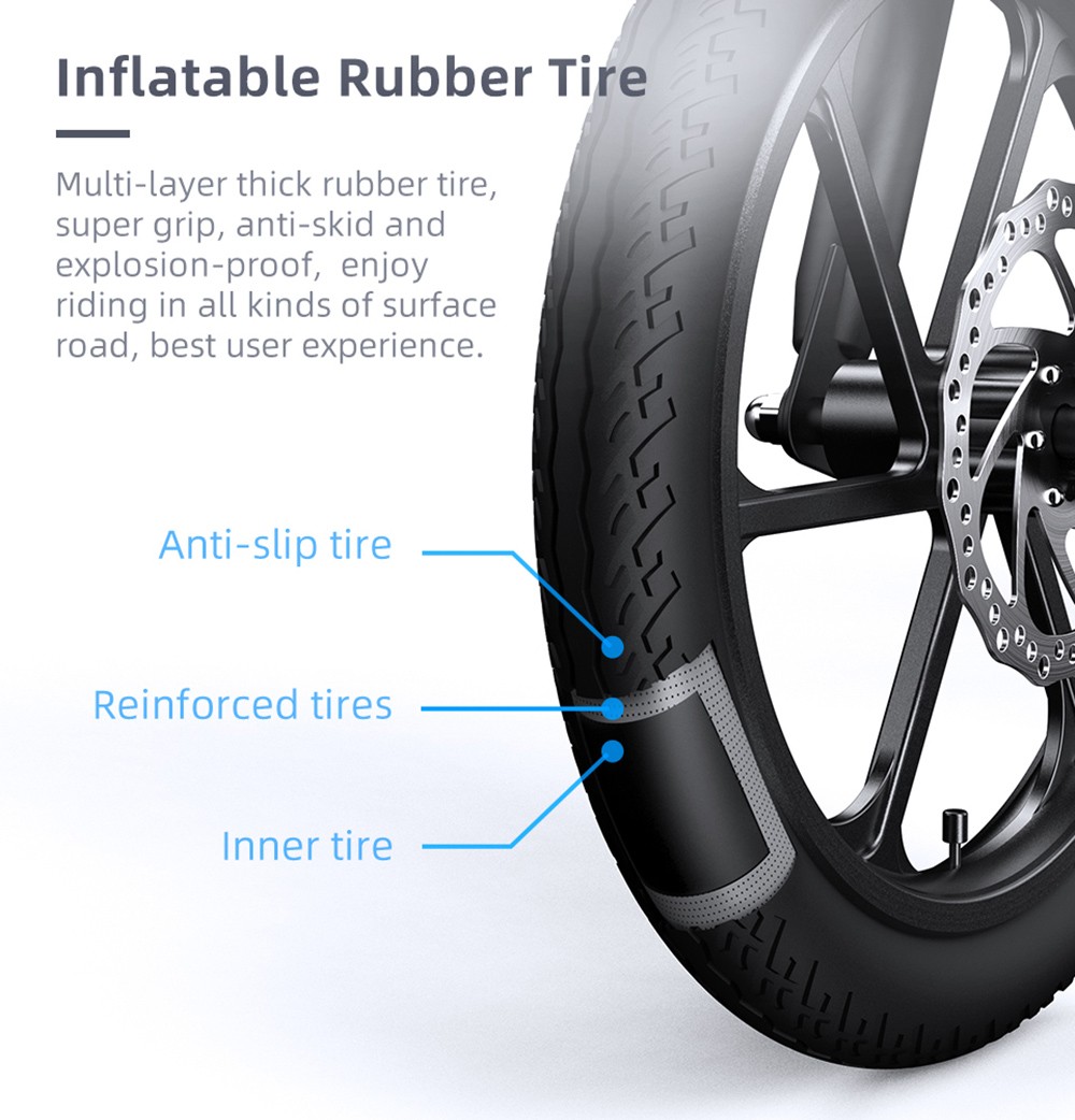 ADO A16 XE Folding Electric Bike 250W Geared Hub Motor 36V 7.5Ah Battery For 43 Mile Range 25km/h Max Speed - Grey 21 ADO A16 XE Folding Electric Bike 250W Geared Hub Motor 36V 7.5Ah Battery for 43 Mile Range 25km/h Max Speed - Grey