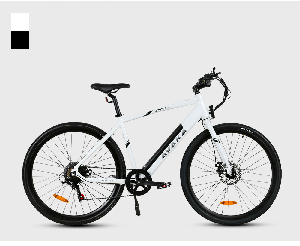 AVAKA R3 Electric Bike 36V 350W Motor 12.5Ah Battery 32km/h Max Speed 70km Range Shimano 7-Speed Gear 120kg Load - Grey 24 AVAKA R3 Electric Bike 36V 350W Motor 12.5Ah Battery 32km/h Max Speed 70km Range Shimano 7-Speed Gear 120kg Load - Grey