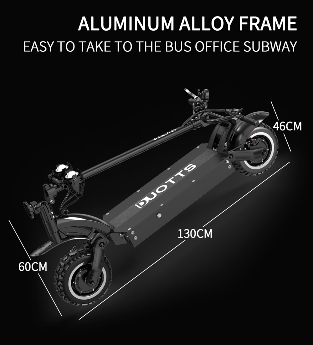 DUOTTS D30 Off-road Electric Scooter 2800W*2 Dual Motor 28.8Ah Battery 11'' Pneumatic Tire 3 Speeds 45 Degree Slope Climbing 25 DUOTTS D30 Off-road Electric Scooter 2800W*2 Dual Motor 28.8Ah Battery 11'' Pneumatic Tire 3 Speeds 45 Degree Slope Climbing