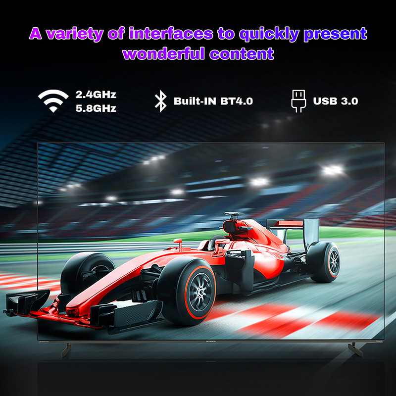 H96 Max V12 TV Box RK3318 Quad-core 2GB+16GB Android 12.0 Dual-band WiFi Bluetooth 4.0 STB Media Player - AU