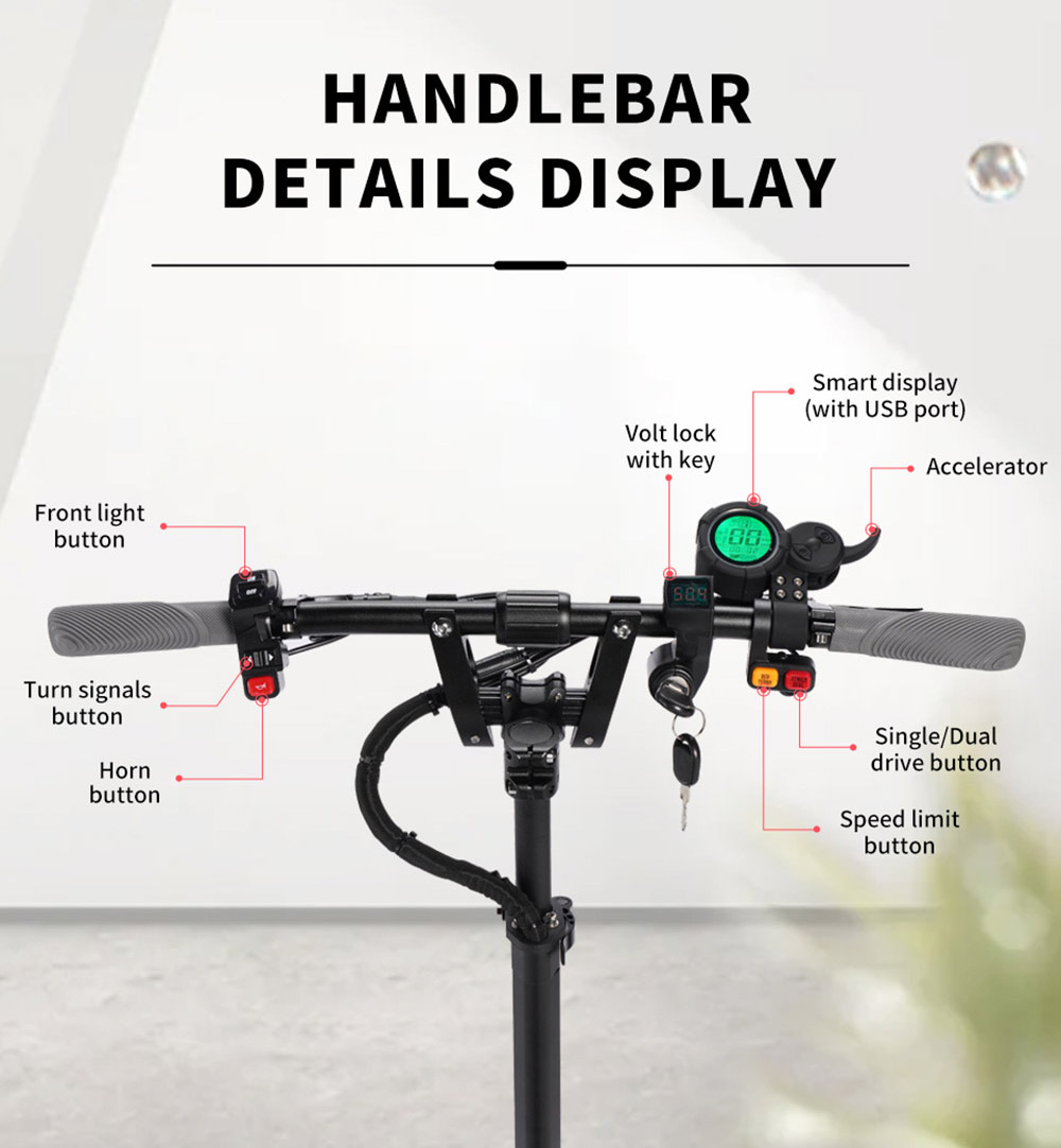 Halo Knight T104 Electric Scooter 10'' Offroad Tire