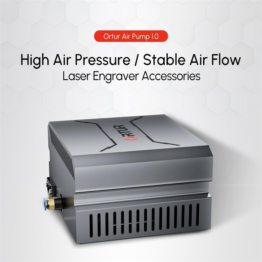 ORTUR Air Pump 1.0 for LU2-4 LF & LU2-10A, 50L/Min Air Output - UK Plug