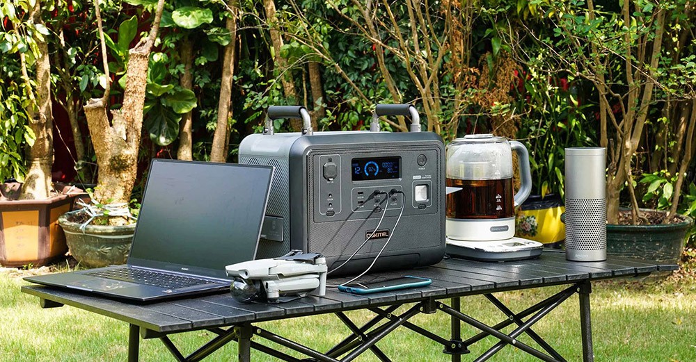 OUKITEL P1201 Portable Power Station, 960Wh LiFePO4 Battery, 1200W AC Output Solar Generator, UPS Function