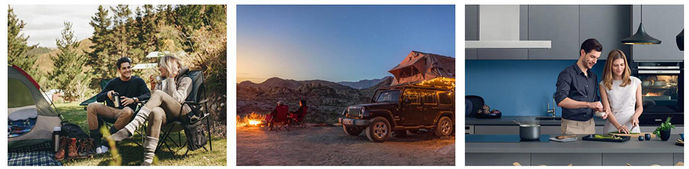 OUKITEL P1201 Portable Power Station, 960Wh LiFePO4 Battery, 1200W AC Output Solar Generator, UPS Function