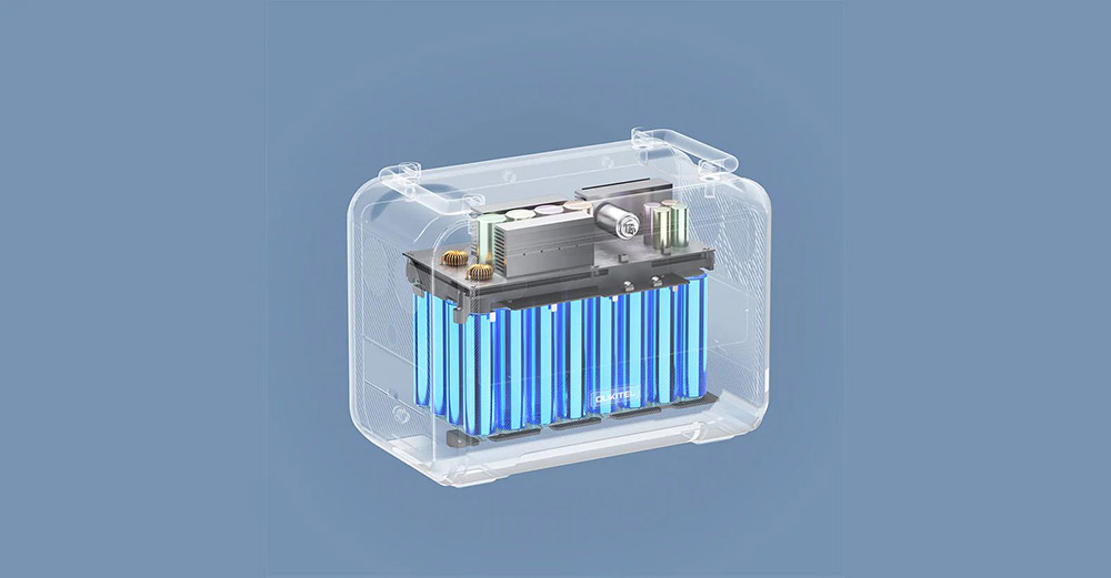 OUKITEL P1201 Portable Power Station, 960Wh LiFePO4 Battery, 1200W AC Output Solar Generator, UPS Function