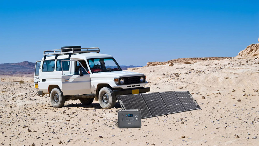 OUKITEL P1201 Portable Power Station, 960Wh LiFePO4 Battery, 1200W AC Output Solar Generator, UPS Function