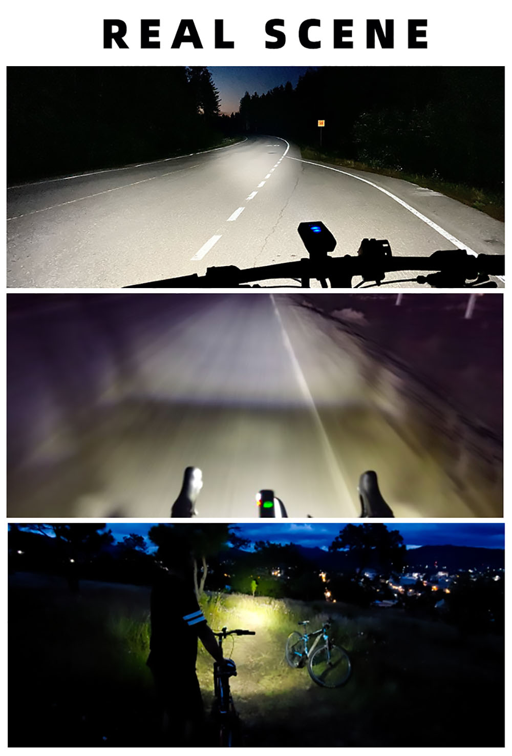 ROCKBROS Bicycle Light 400 Lumen 2000mAh Bike Headlight 3 Lightning Modes 200m Long Shot