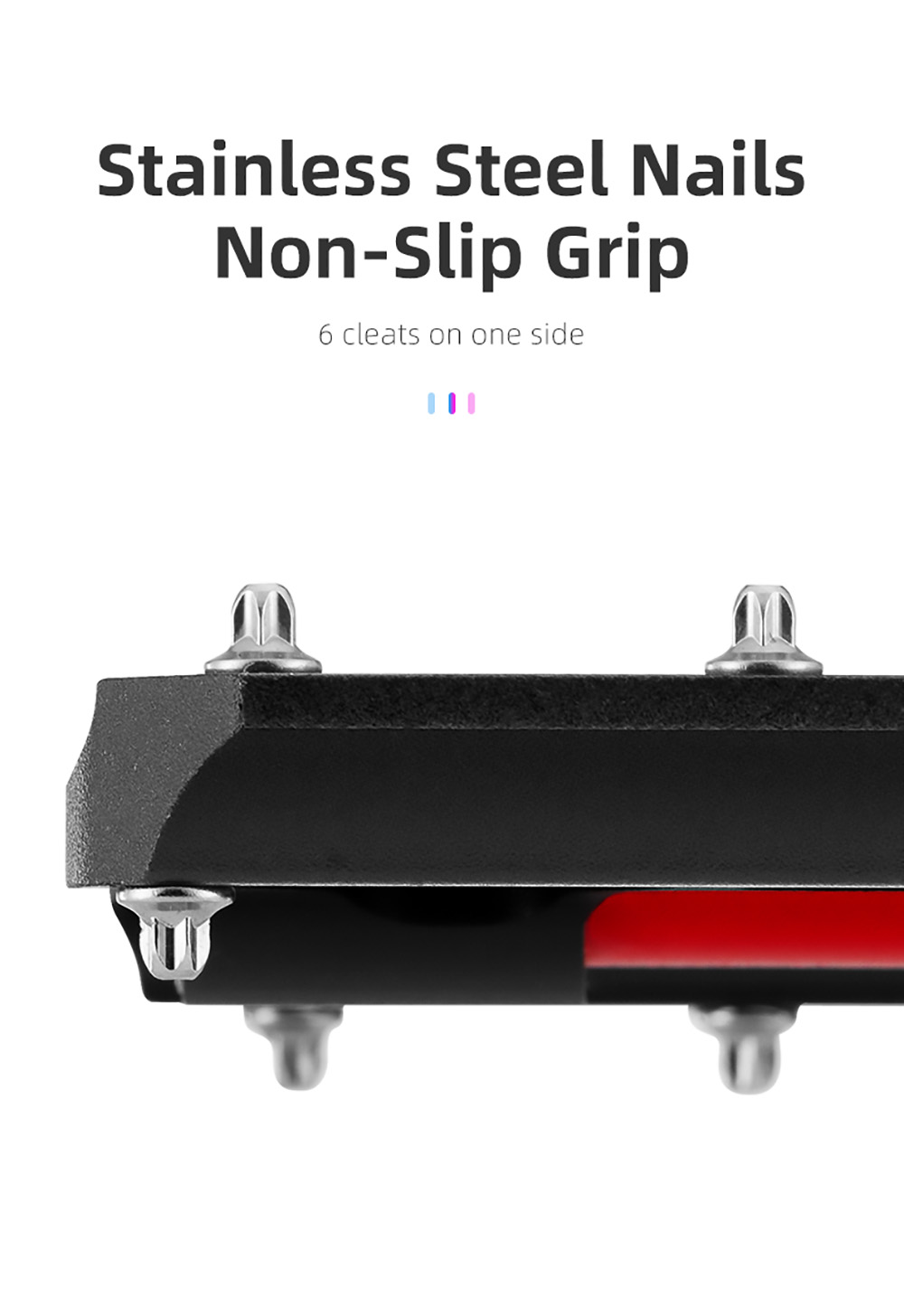 ROCKBROS Bicycle Pedals Quick Release CNC Rainproof Seal Bearing 6.1cm Widened Non-slip Chrome Molybdenum Bike Pedal 15 ROCKBROS Bicycle Pedals Quick Release CNC Rainproof Seal Bearing 6.1cm Widened Non-slip Chrome Molybdenum Bike Pedal