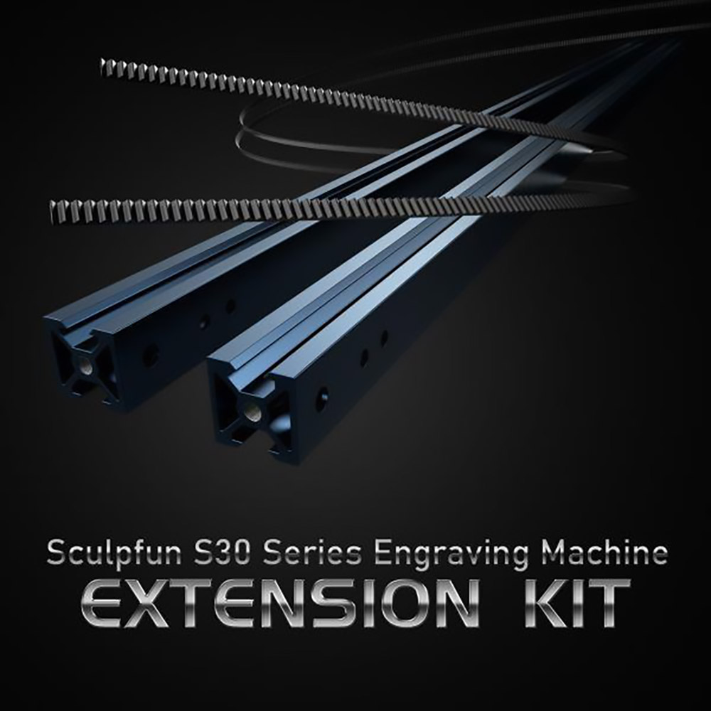SCULPFUN S30 Series Engraving Area Expansion Kit, 400x935mm