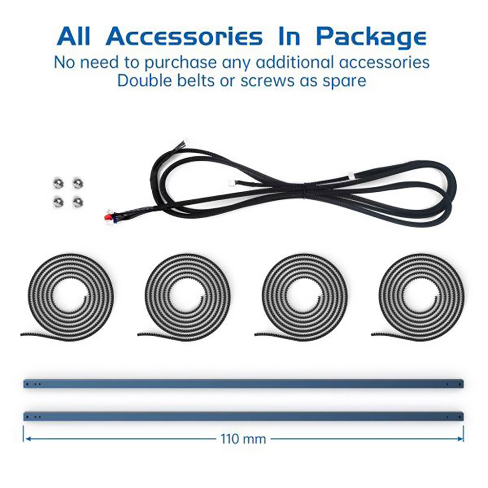 SCULPFUN S30 Series Engraving Area Expansion Kit, 400x935mm