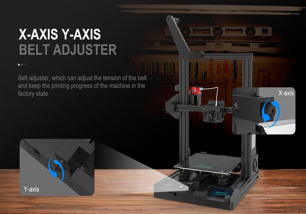 SUNLU 3D Printer Terminator 3 Fast Printing FDM 3D Printer, Up to 250mm/s, 32bit - UK