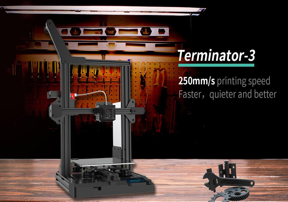 SUNLU 3D Printer Terminator 3 Fast Printing FDM 3D Printer, Up to 250mm/s, 32bit - US