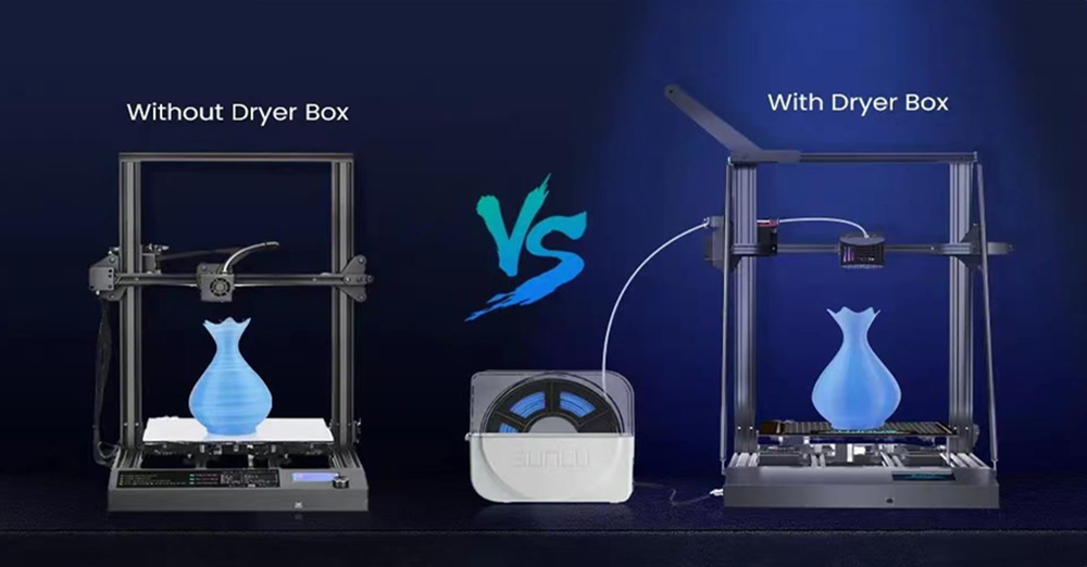 Sunlu Upgraded S9 Plus Large Size FDM 3D Printer with FilaDryer S1 up to 31*31*40 Printing Size Auto-leveling - UK