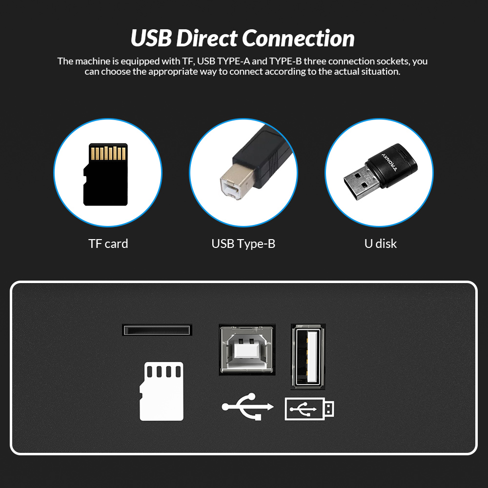 TRONXY Gemini XS Dual Extruder 3D Printer, Auto Leveling, Mirror Printing, Duplication Printing, Support Soluble, Color Touch Screen, 255x255x260mm