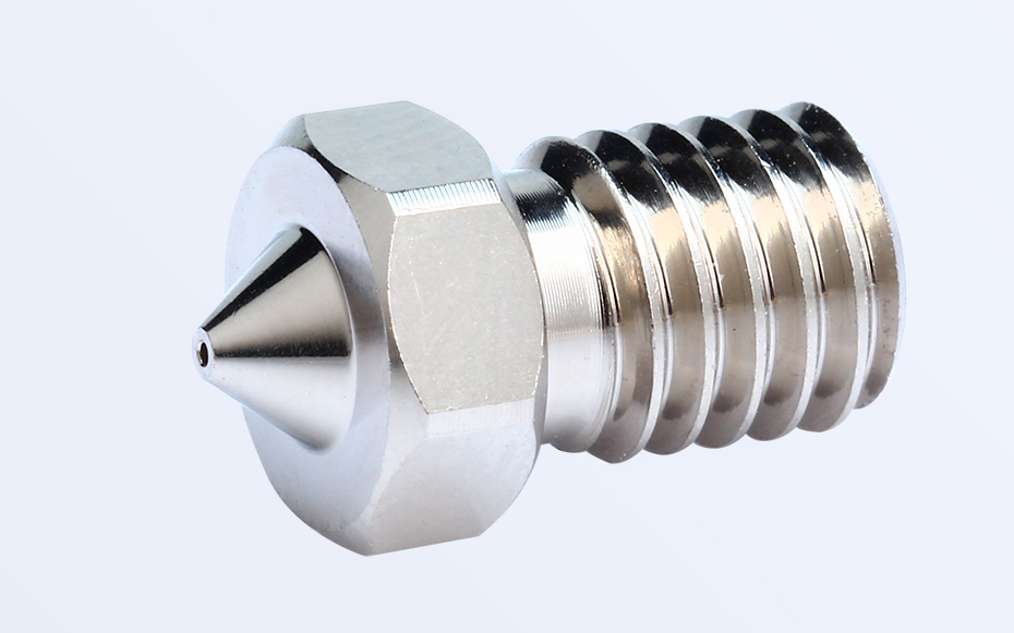 Trianglelab E-V6 0.6mm Plated Copper Nozzle with M6 Thread for 3D Printers V6 Hotend