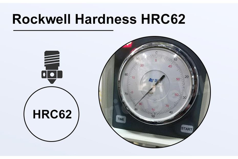 Trianglelab E3D V6 0.25mm Hardened Steel Nozzles, Printing PEI/PEEK/Carbon Fiber Filament, for V6 Hotend