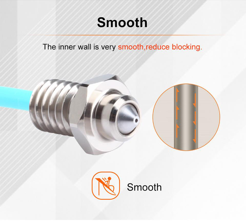 Trianglelab M6 ZS 0.4mm Nozzle, Hardened Steel Copper Alloy, High Temperature Resistant, for V6 Hotend 3D Printer