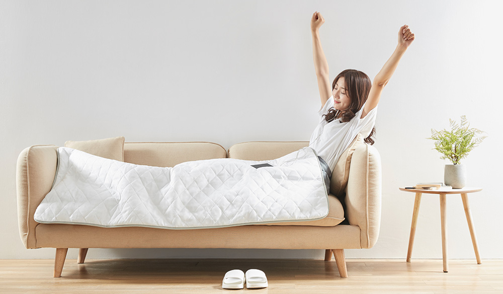 Xiaoda Smart Electric Heating Blanket, 21V Low Voltage, 3-Gear Temperature Adjustment, 12 Hours Automatic Power-off, 170*150cm - EU Plug