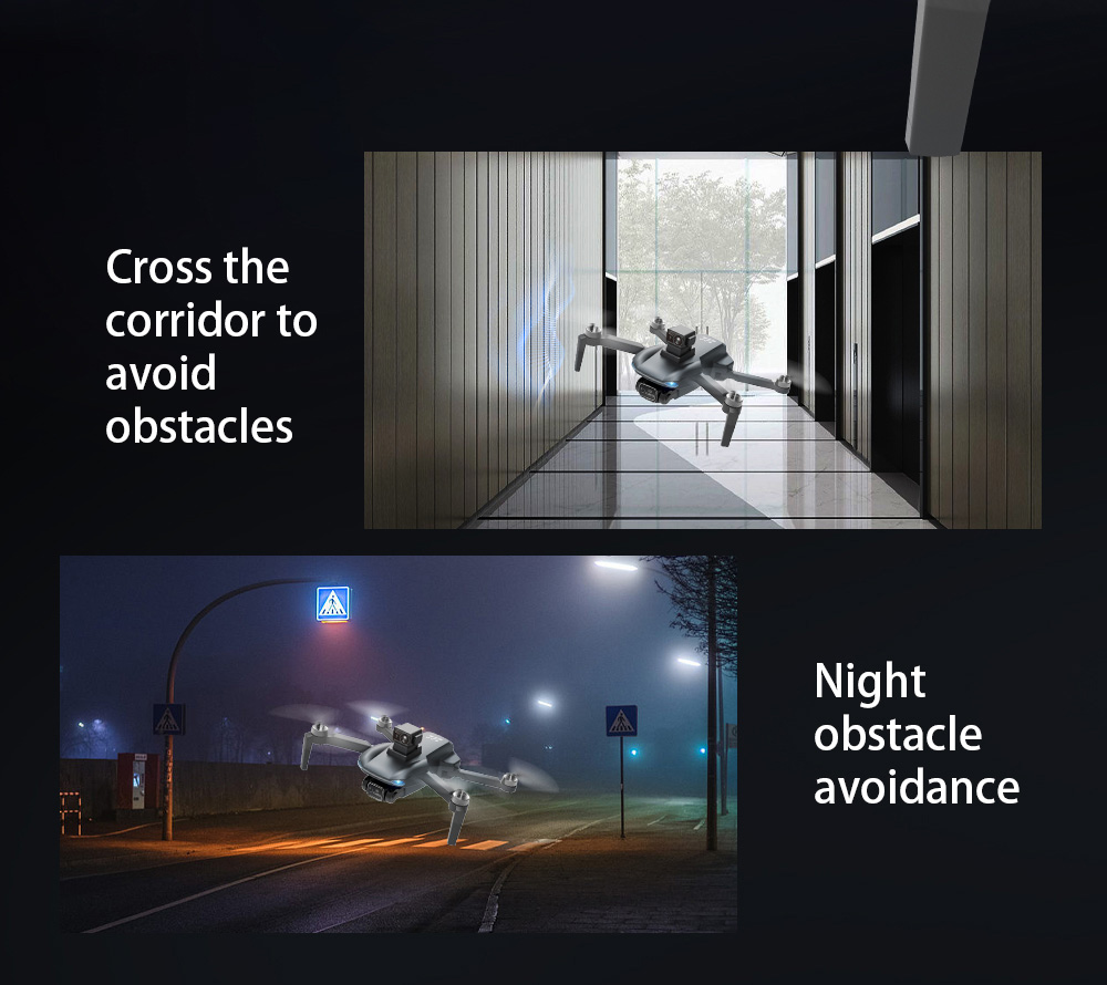 ZLL SG108MAX RC Drone GPS GLONASS 4K@25fps Adjustable Camera with Avoidance 20min Flight Time - Black One Battery