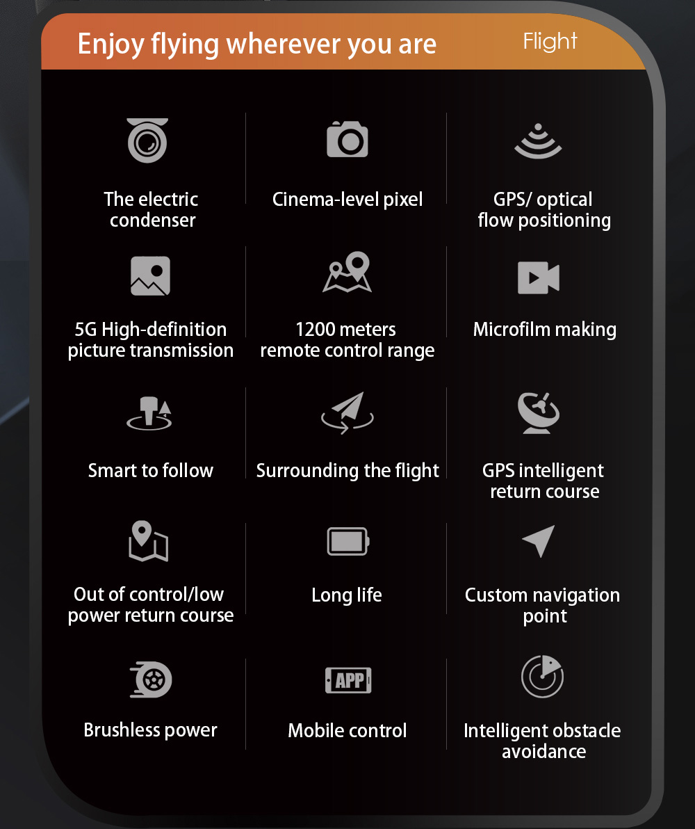 ZLL SG108MAX RC Drone GPS GLONASS 4K@25fps Adjustable Camera with Avoidance 20min Flight Time - Black Three Batteries