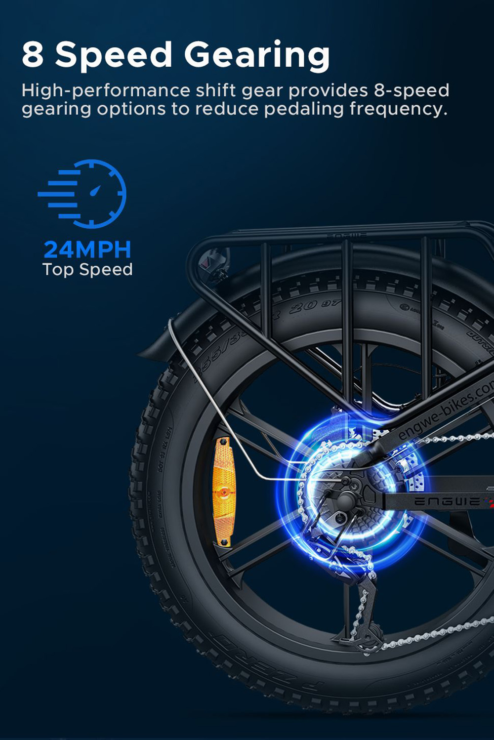 ENGWE ENGINE Pro Folding Electric Bicycle 20*4'' Fat Tire 750W Brushless Motor 48V 16Ah Battery 45km/h Max Speed - Black 15 ENGWE ENGINE Pro Folding Electric Bicycle 20*4'' Fat Tire 750W Brushless Motor 48V 16Ah Battery 45km/h Max Speed - Black