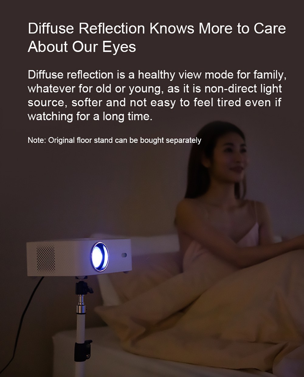 Wanbo X1 Pro Smart Projector Android 9.0 1GB+8GB Memory, 720P HD HDR Keystone Correction 2.4G WiFi Home Theater EU Plug