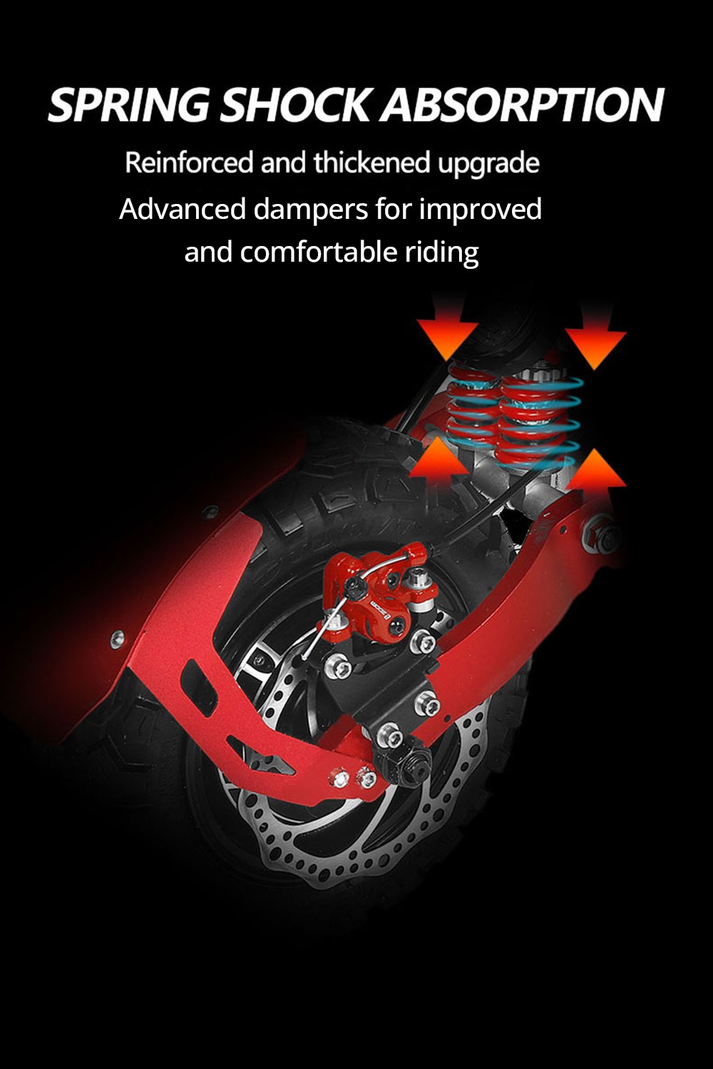 BEZIOR S2 Folding Electric Scooter 1200W*2 Dual Motor LCD Display Max 65Km/h 11 Inch Off-Road Tire 21Ah Battery Up To 60km Range Dual Shock Mitigation Dual Disk Brake LED Light - Red 16 BEZIOR S2 Folding Electric Scooter 1200W*2 Dual Motor LCD Display Max 65Km/h 11 Inch Off-Road Tire 21Ah Battery up to 60km Range Dual Shock Mitigation Dual Disk Brake LED Light - Red