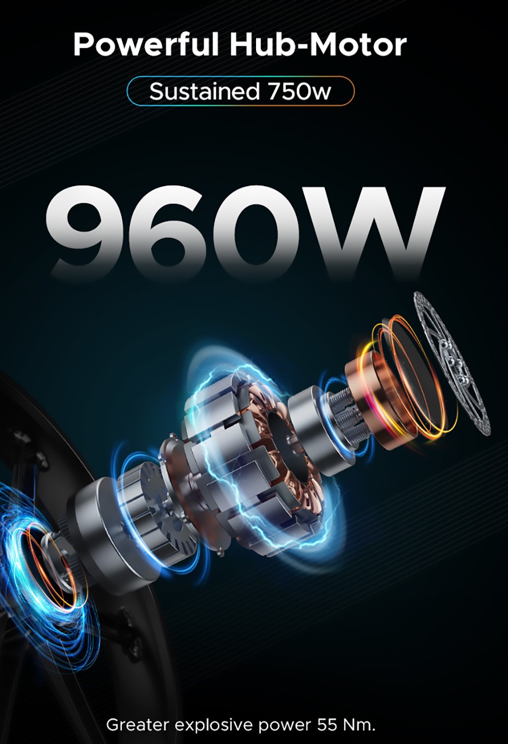 ENGWE EP-2 Pro 2022 Version Folding Electric Bike 20*4.0 Inch Fat Tire 750W Motor 35Km/h Max Speed 48V 13Ah Battery 150KG Max Load SHIMANO 7-Speed Gears Dual Disc Brake 100KM Range Mountain Beach Snow Folding Bicycle - Black