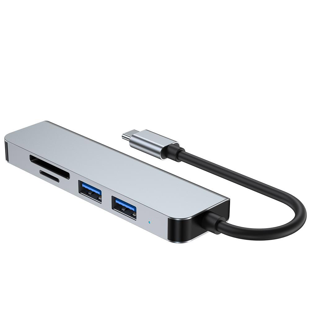 4 in 1 Type-C Dispenser USB 3.0 Hub for USB C Laptop, Mobile Phone, Pad and Other Devices Support Windows, Mac OS, Linux