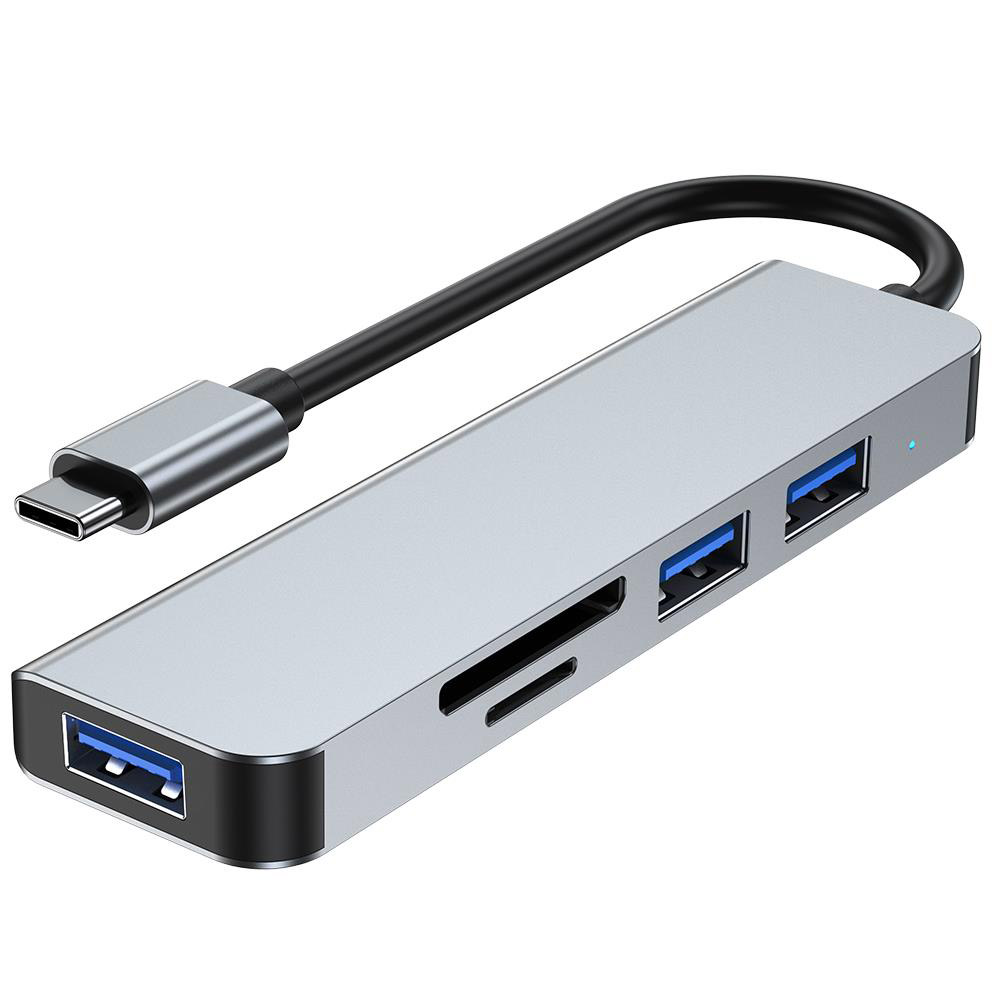 4 in 1 Type-C Dispenser USB 3.0 Hub for USB C Laptop, Mobile Phone, Pad and Other Devices Support Windows, Mac OS, Linux
