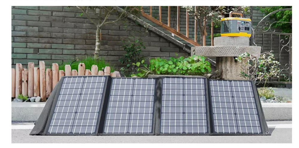 FJDynamics PowerSec MP500 Portable Power Station + 120W Foldable Solar Panel, 500W (Peak 1000W) 520Wh Backup Battery Pure Sine Wave with 2 x AC Outlets, Wireless Charging, 8 Output Ports, Solar Generator for Outdoor Camping, Emergency, RV - EU Plug